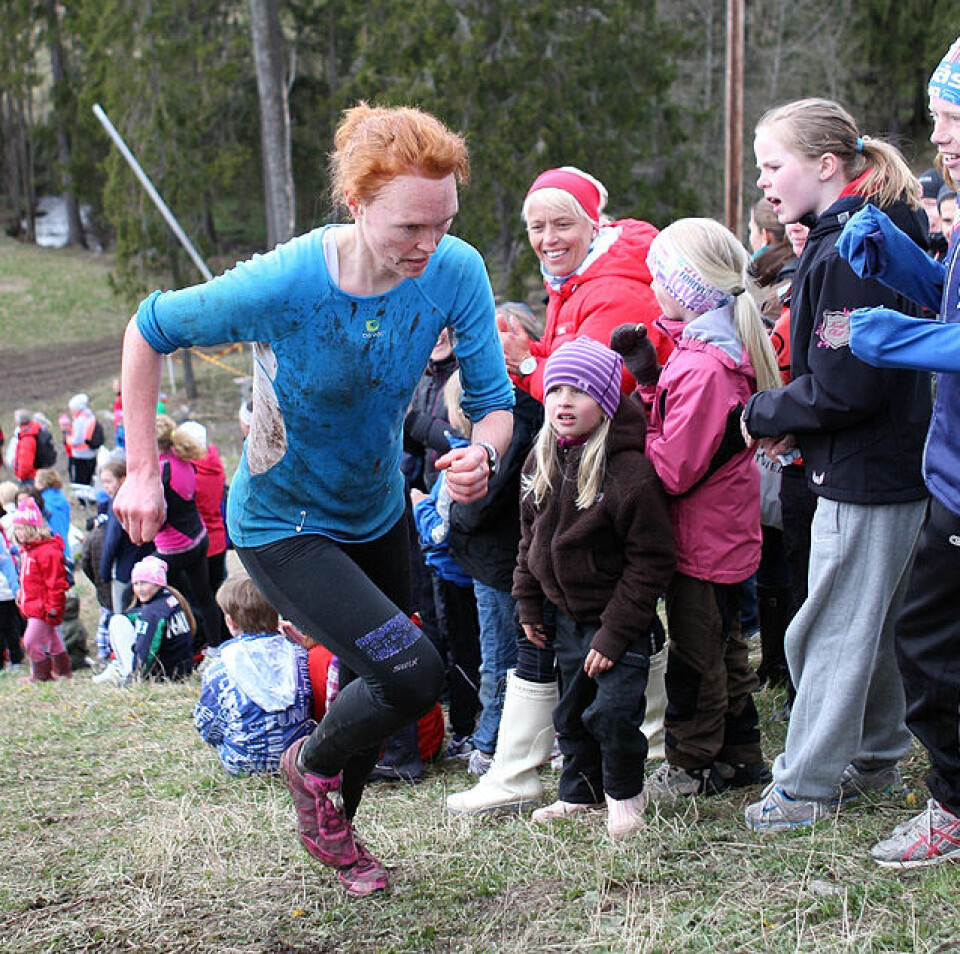 Råskinnet jubilerer med sitt 20. løp Betty_Ann_Bjerkreim_Nilsen_Opp_baakken_A20G4583.jpg