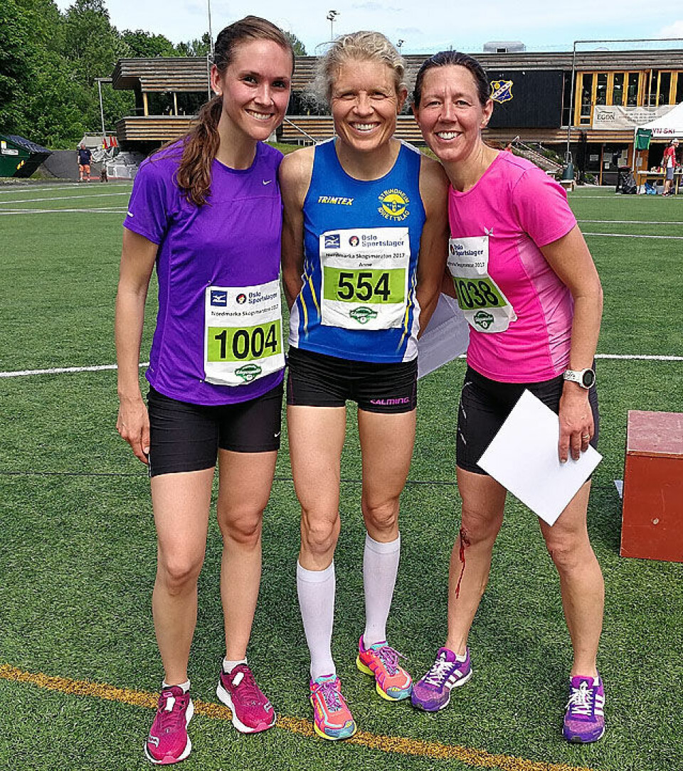 Sletten og Baartvedt vant HOT Nordmarka Skogsmaraton seierspall_halvmaraton_kvinner_IMG_20170617_114902.jpg
