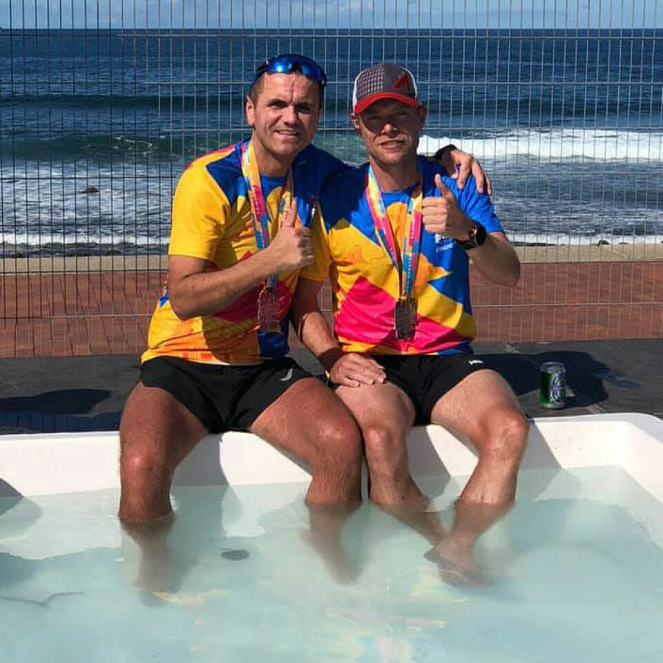 Ine Bakken nr. 2 på 10 km på Gran Canaria Staale_Danielsen_haren_Peter_Arnoldsen.jpg