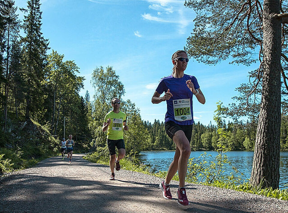 Sletten og Baartvedt vant HOT Nordmarka Skogsmaraton Halvmaraton_Guro_Flatekvaal_OMSM_05.jpg