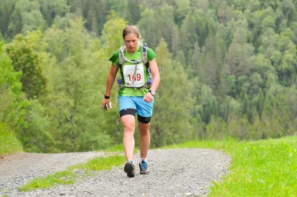 Lars Erik Skjervheim satte ny rekord i Hornindal Rundt Silje Storevik Moe 149.jpg