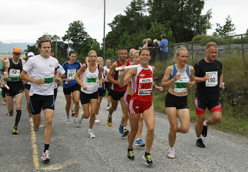 Sol og løpsglede på Ringerike