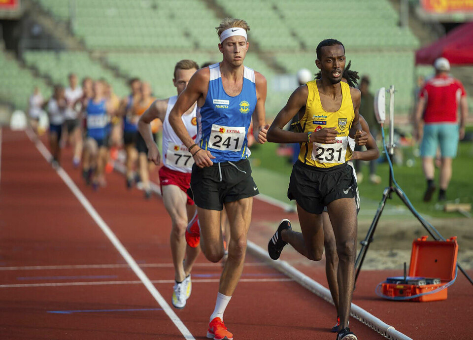 Sommerstevnet på Bislett ble en massemønstring med mange gode tider Abduljaleel_Hir_DSC3518.jpg