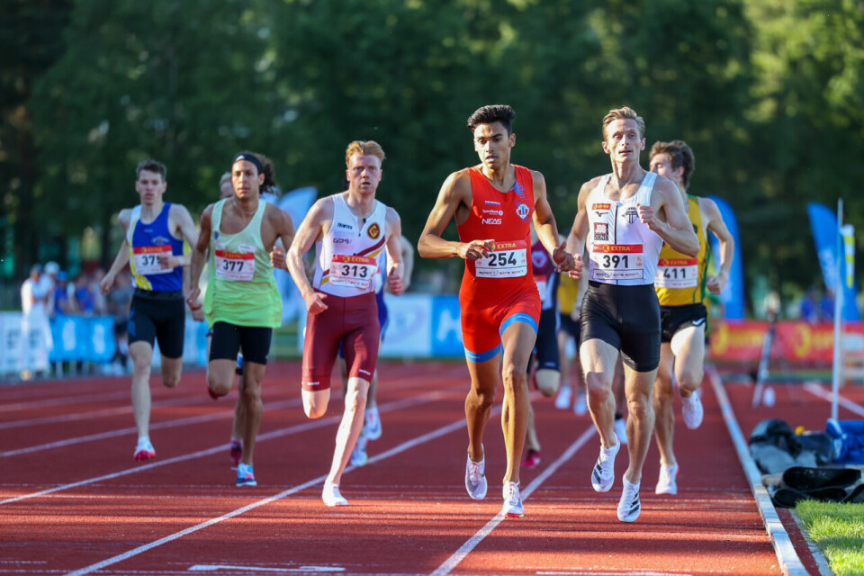 Mats Hauge, Kristoffer Sagli og Ferdinand Kvan Edman tok seg alle greit til finalen på 1500 meter. (Alle foto: Samuel Hafsahl) Mats Hauge, Kristoffer Sagli og Ferdinand Kvan Edman tok seg alle greit til finalen på 1500 meter. (Alle foto: Samuel Hafsahl)