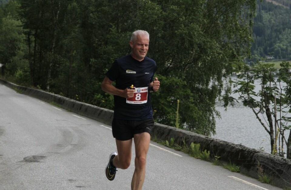 Odd Arne Engesæter vant maratondistansen i Hornindal Maraton_Mats_Pettersen