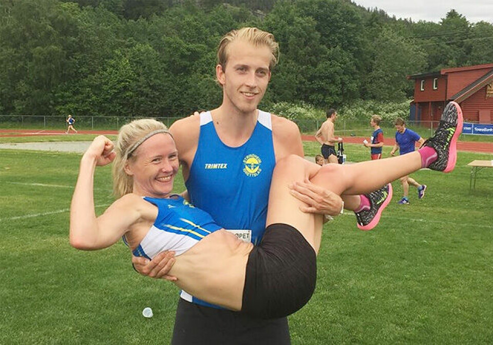 Lena Selen og Trond Einar Moen Pedersli vant 5 kilometeren i Trønder-Østløpet. (Foto: Terje Aas) Lena Selen og Trond Einar Moen Pedersli vant 5 kilometeren i Trønder-Østløpet. (Foto: Terje Aas)