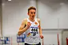 Marius Vedvik var i storform og sette innandørspers på 3000 m med 7.57,87 for ein månad sia. No må han omstille seg. (Foto: Arne Dag Myking)