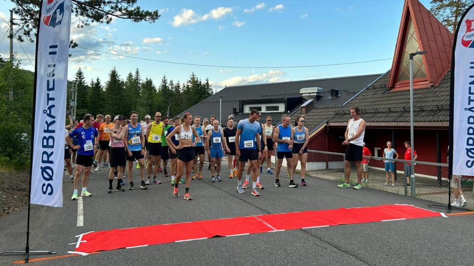 Fra starten av St. Hansgaloppen i et tidligere løp. (Foto: arrangør) Fra starten av St. Hansgaloppen i et tidligere løp. (Foto: arrangør)