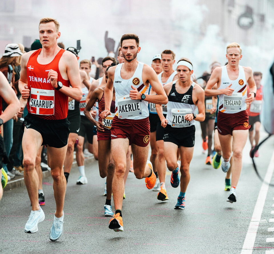 Et ras av rekorder i Copenhagen Half, men norgesrekorden overlevde arr_Akerlie_og_Teigland_i_felt.jpg