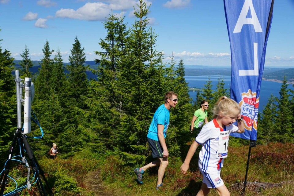 O-verdensmester Kinneberg til topps i Åneskøl Opp Trimmere_mål.jpg