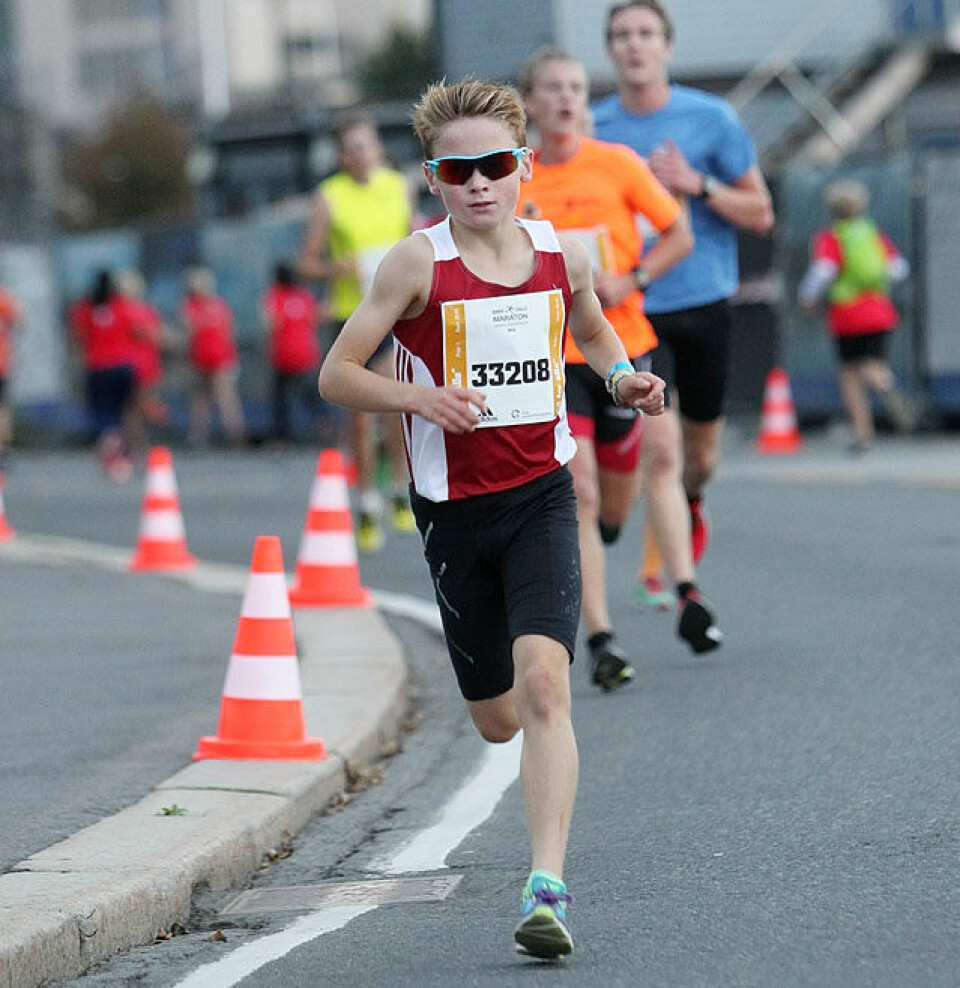 Løperfesten Oslo Maraton startet med 3 km fredag kveld Filip_Osnes-Ringen_nr-1_12-13aar_A20G4806.jpg