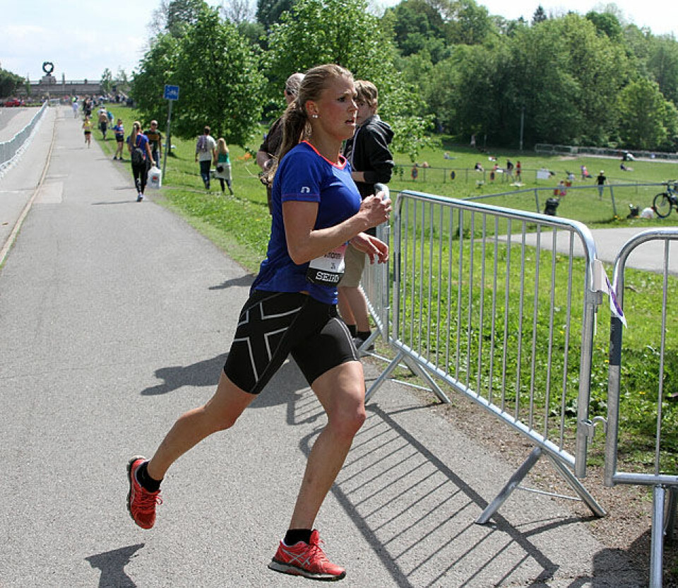 1380 kvinner koste seg med sol og goodie-bag i iformløpet Karianne_Holene_vinner_5km_IMG_4848.jpg