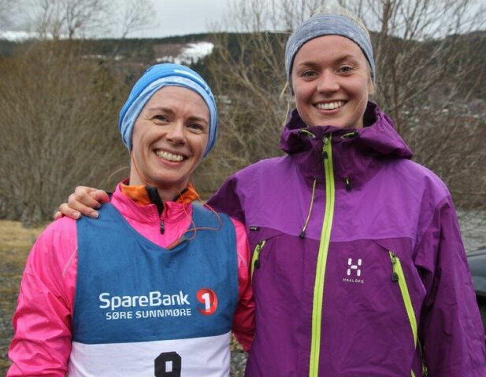 Ingrid Festø med ny løyperekord i Rotevatnet Rundt 19_Gro_og_Ingrid.jpg