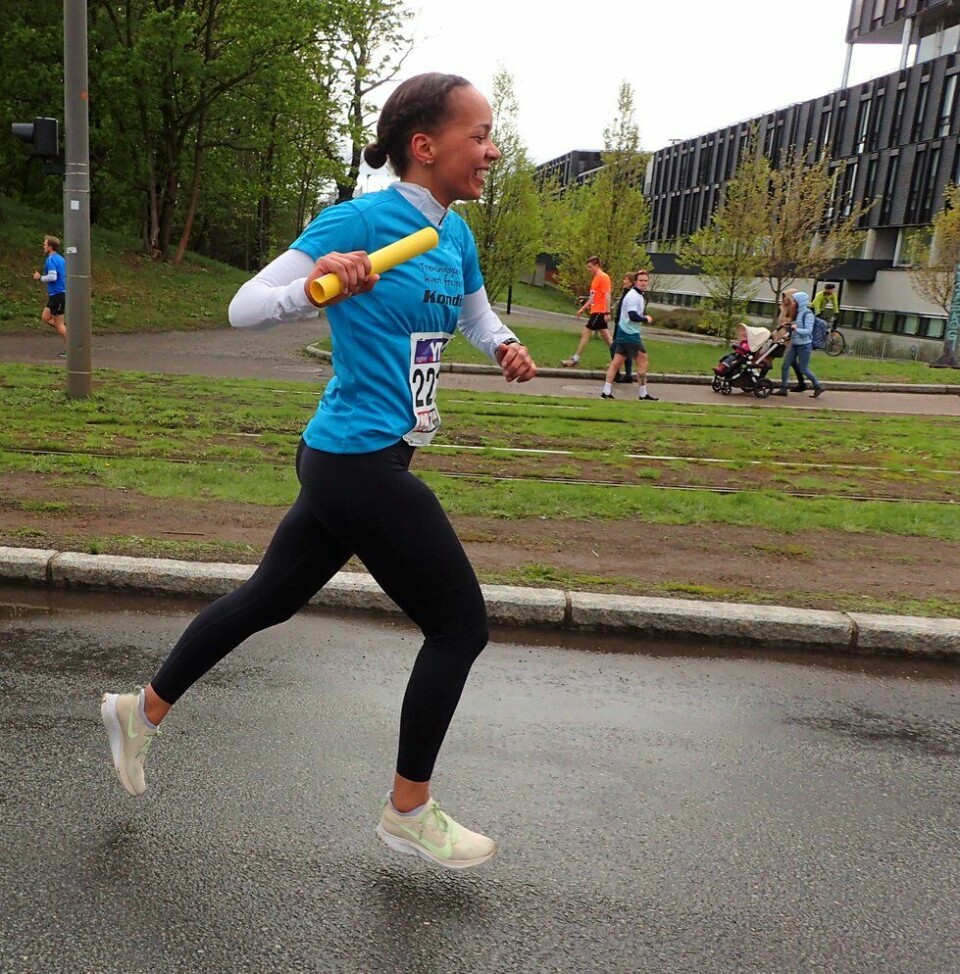 Sosialt og moro på Kondis sitt lag i Holmenkollstafetten Kondislaget i Holmenkollstafetten 2019