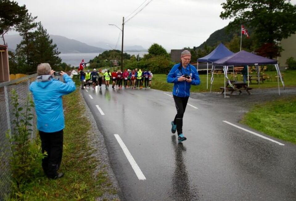 Geir Råheim vant det aller første Sekken Open Maraton Start1