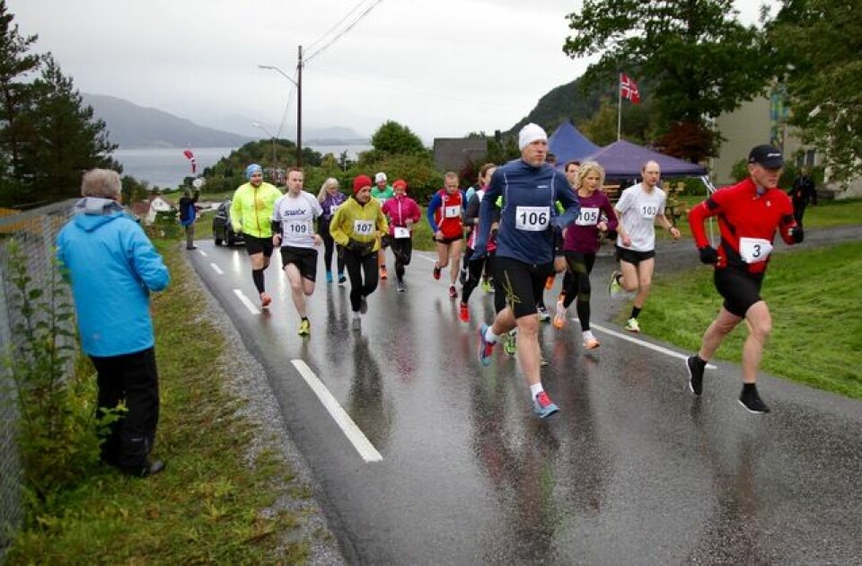 Geir Råheim vant det aller første Sekken Open Maraton start2
