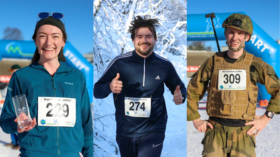 Silje Nordahl Sævig, Sondre Haukelidsæter og Mats Mollandsøy Sørensen fikk alle en fin opplevelse i Februar Maraton. (Alle foto: Arne Dag Myking) Silje Nordahl Sævig, Sondre Haukelidsæter og Mats Mollandsøy Sørensen fikk alle en fin opplevelse i Februar Maraton. (Alle foto: Arne Dag Myking)