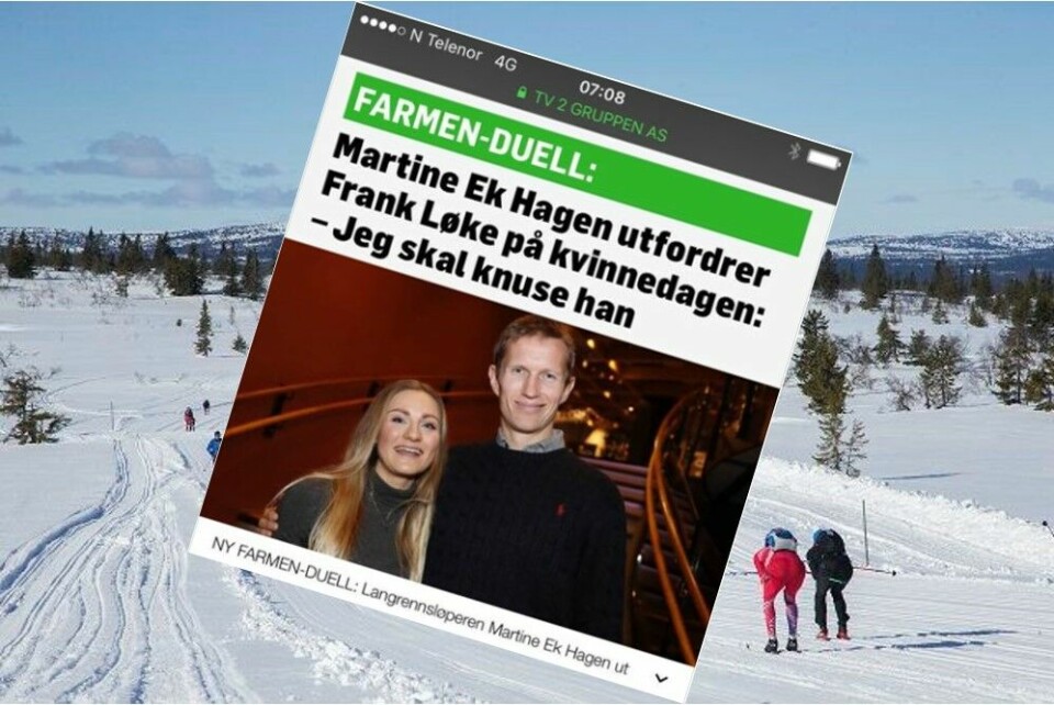 Printscreen fra Frank Løke's fb-side. Printscreen fra Frank Løke's fb-side.
