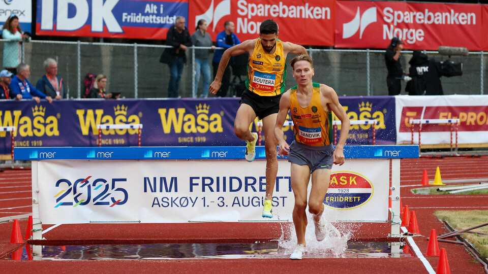 Gullkampen handlet om to menn, Jacob Boutera og Fredrik Sandvik. (Alle foto: Arne Dag Myking) Gullkampen handlet om to menn, Jacob Boutera og Fredrik Sandvik. (Alle foto: Arne Dag Myking)
