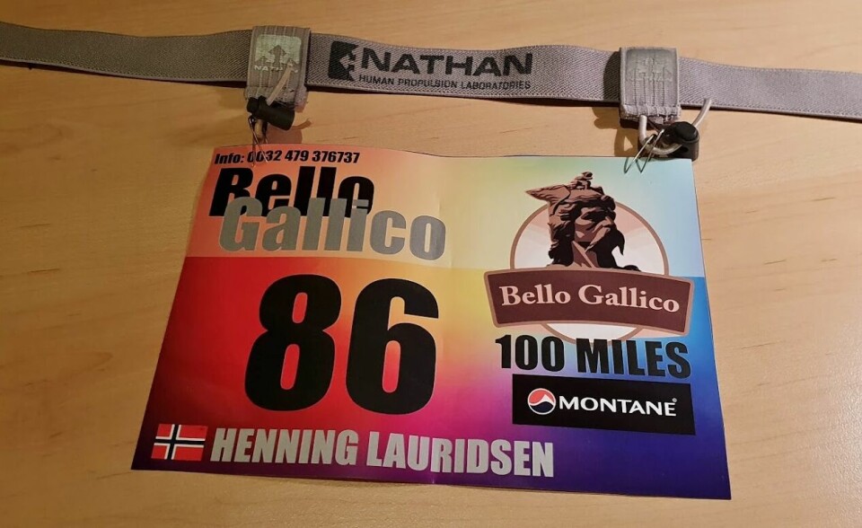 BLOGG: Bello Gallico 100 Miles - nå er jeg unik Henning_Lauridsen_Bello_Gallico