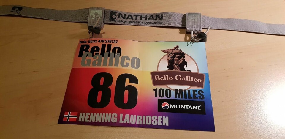 BLOGG: Bello Gallico 100 Miles - nå er jeg unik