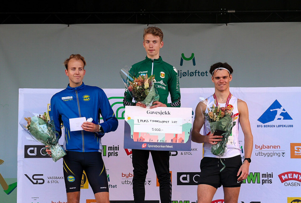 Marius Sørli spurtbeseiret Marius Vedvik i Tunnelløpet 1U9A5635.jpg