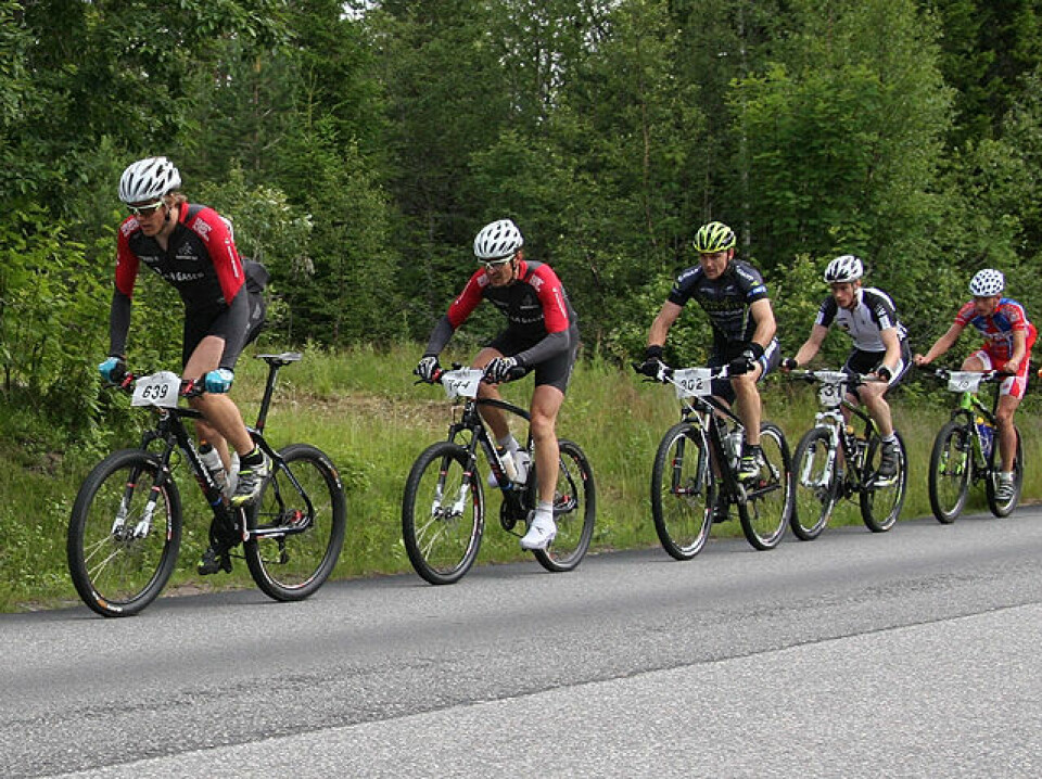 På topp to dager i Trysil Anders_Fiskvik_i_tet