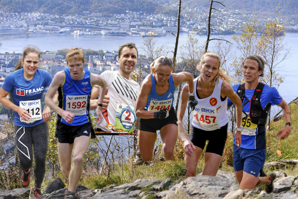Emma Julie Dyrhovden, Halfdan E. Færø, Stian Angermund, Anita Iversen Lilleskare, Karoline Finne og Anders Sommer har alle kapasitet til å vinne Stoltzekleiven Opp. (Fotomontasje: Arne Dag Myking). Emma Julie Dyrhovden, Halfdan E. Færø, Stian Angermund, Anita Iversen Lilleskare, Karoline Finne og Anders Sommer har alle kapasitet til å vinne Stoltzekleiven Opp. (Fotomontasje: Arne Dag Myking).