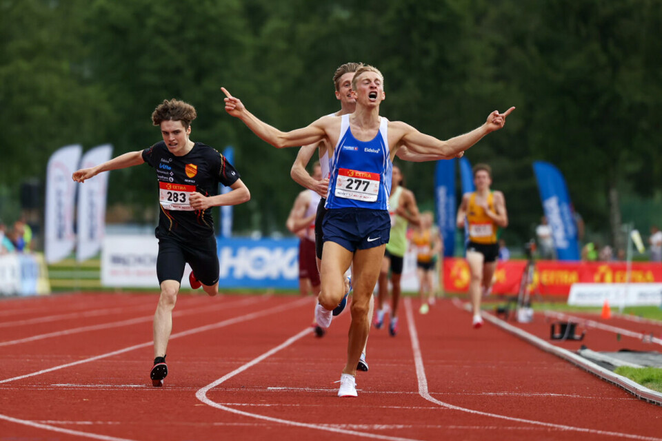 Even Brøndbo Dahl og Esten Hansen-Møllerud Hauen er klar for en engelsk mil på Skapsno Arena lørdag. Her fra finalen på den 109 meter kortere distansen i Størdal i sommer. (Foto: Samuel Hafsahl) Even Brøndbo Dahl og Esten Hansen-Møllerud Hauen er klar for en engelsk mil på Skapsno Arena lørdag. Her fra finalen på den 109 meter kortere distansen i Størdal i sommer. (Foto: Samuel Hafsahl)