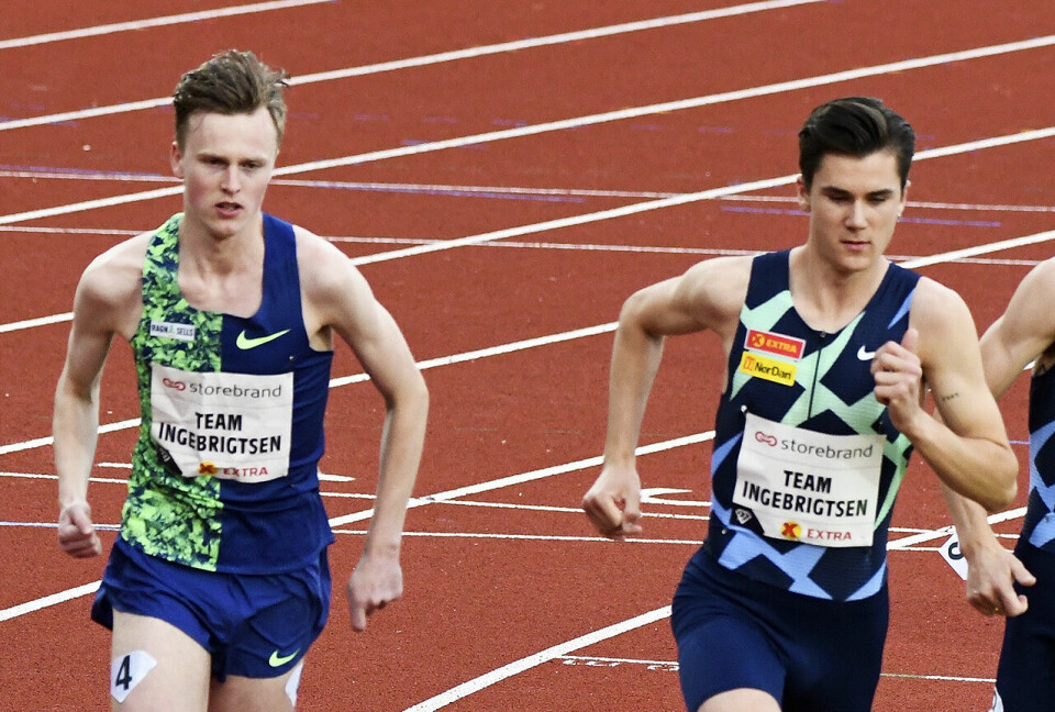 Narve Gilje Nordås (til venstre) og Jakob Ingebrigtsen løper for samme team og samme land. I EM imponerte de begge. (Arkivfoto: Bjørn Johannessen) Narve Gilje Nordås (til venstre) og Jakob Ingebrigtsen løper for samme team og samme land. I EM imponerte de begge. (Arkivfoto: Bjørn Johannessen)