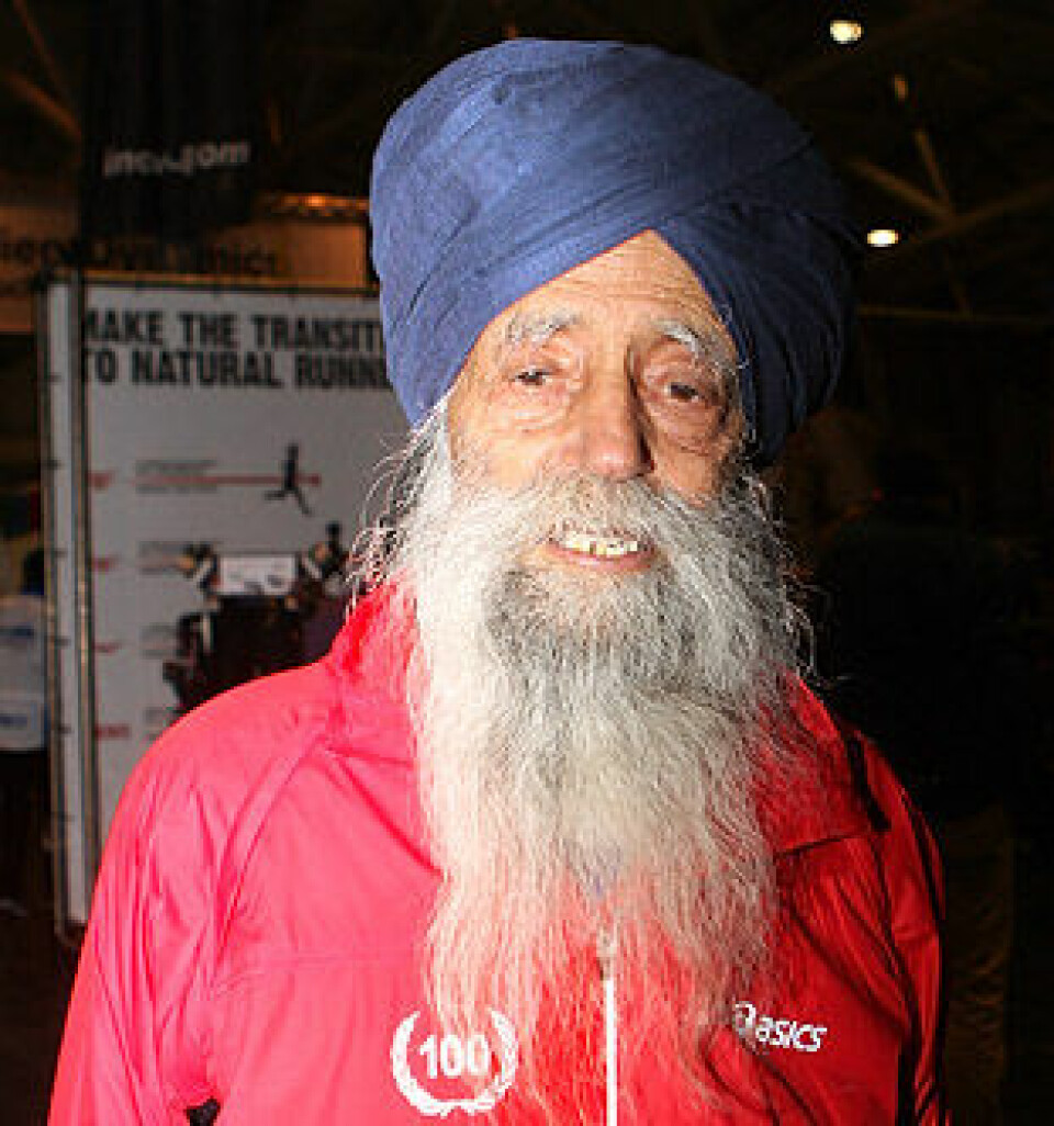 67 norske i Frankfurt Marathon nr. 30 100aar_Fauja_Singh_A20G5323