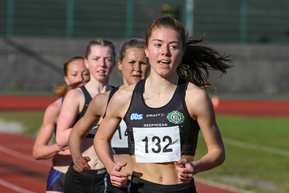 Flere norske USA-studenter er i gang med utendørssesongen Vilde Våge Henriksen er tatt ut til å løpe både 1500 m og 3000 m hinder. (Foto: Arne Dag Myking)
