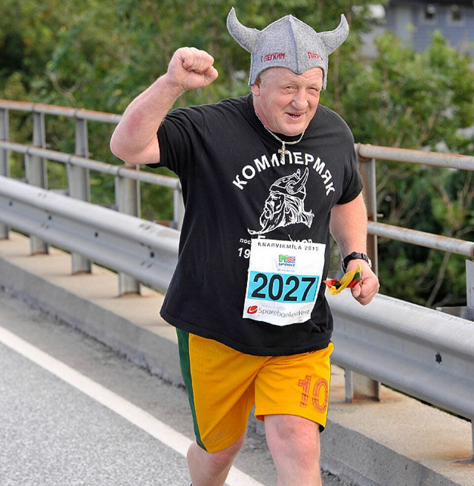 Frew Brkineh og Audhild Hestad vant halvmaraton i Knarvik Genius_Baliukevicius_Vilnius_DSC9409 2.jpg