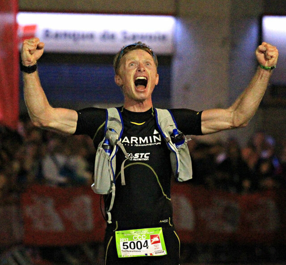 Nok en god norsk Ultra-Trail dag UTMB 2013CCCArrive2eme Sbastien Camus (FRA)© The North Face¨ Ultra-Trail du Mont-Blanc¨ - Franck Oddoux