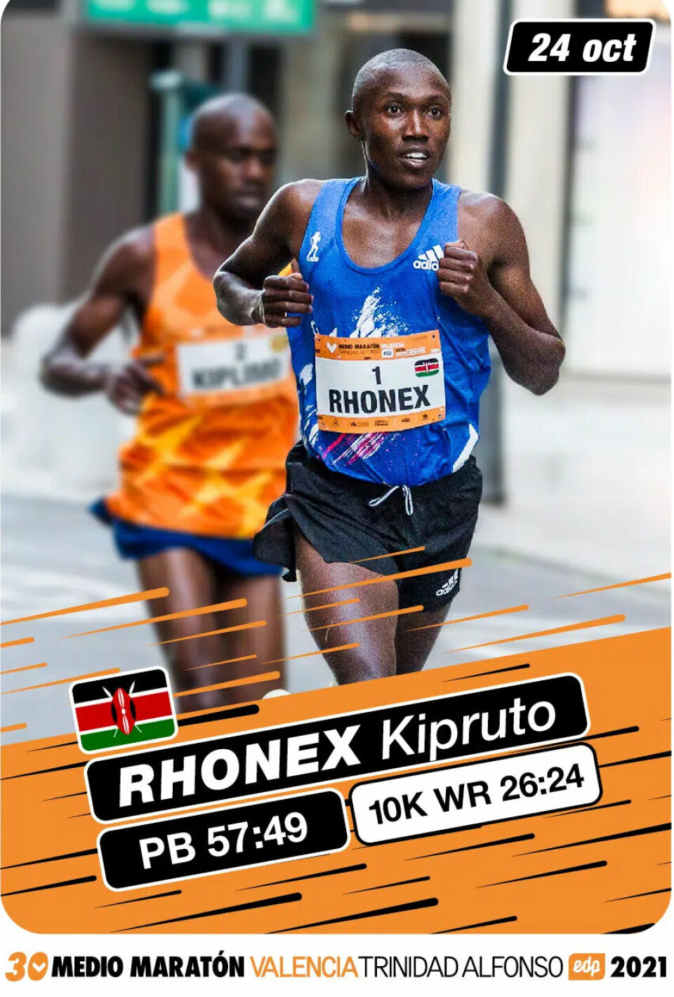 Runa løper maraton i Rotterdam og Sondre halvmaraton i Valencia på søndag rhonex-kipruto-foto-Valenca-Halvmaraton.jpg