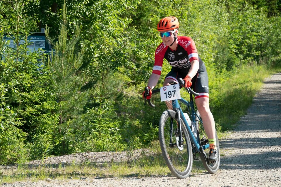 Endelig Østen Brovold Midtsundstad sin tur i Trysil-Knut rittet Siw Storsveen gravel.jpg