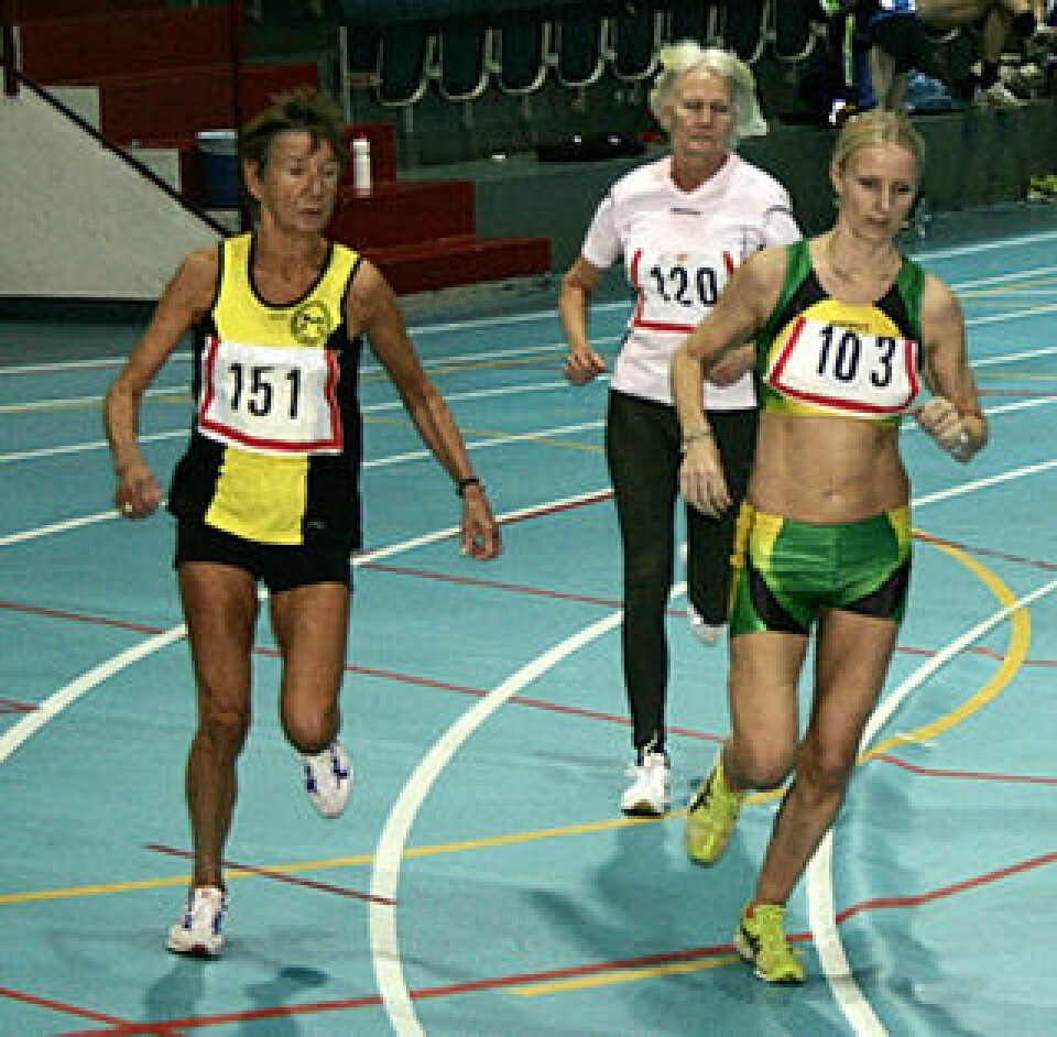 Veteran-NM og KM i Stangehallen 1500m_KV_etter_start_ingress