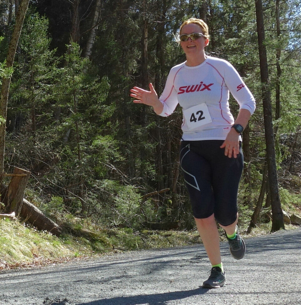 Gode stemninger i Fevik halvmaraton DSC03837TorilBrantzegRore.jpg