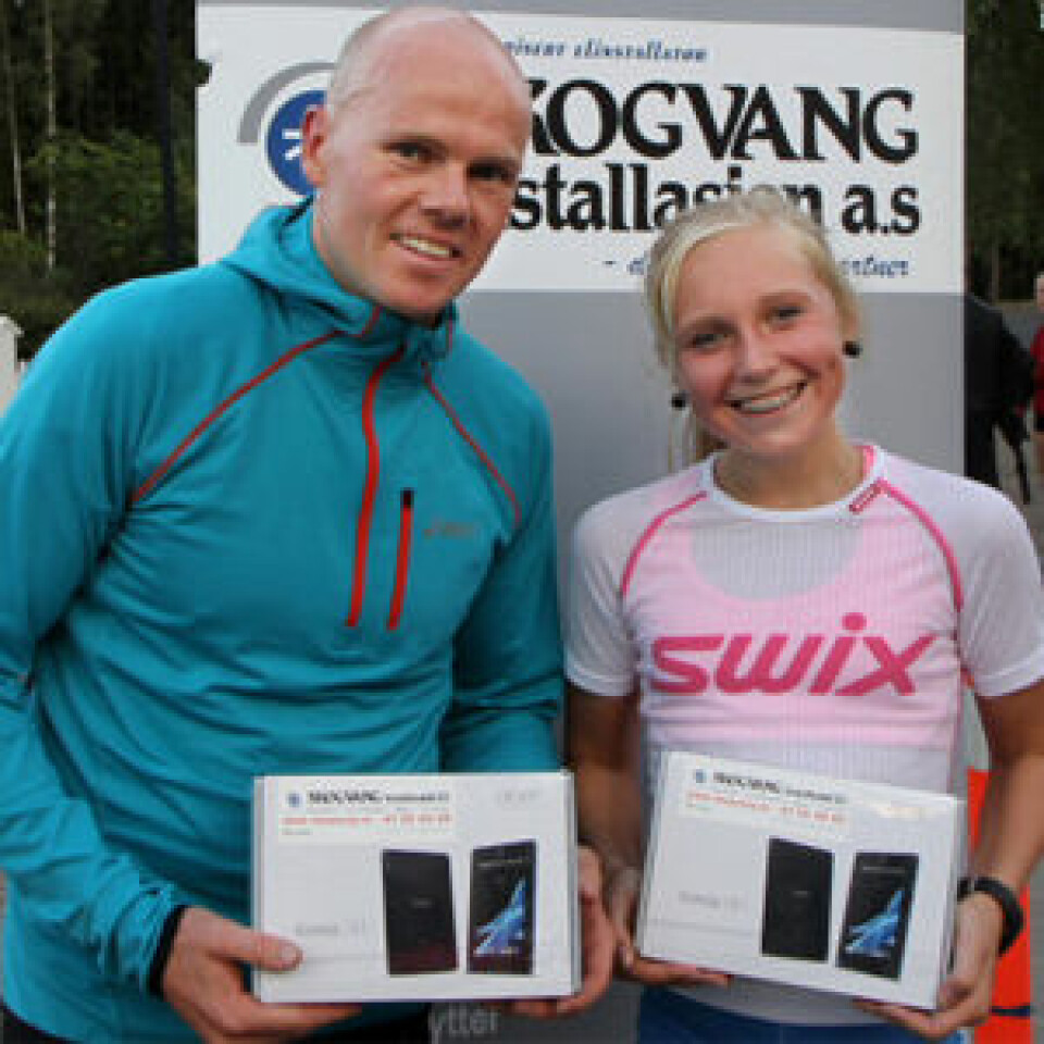 Martine Korslund satte løyperekord Vinnerne