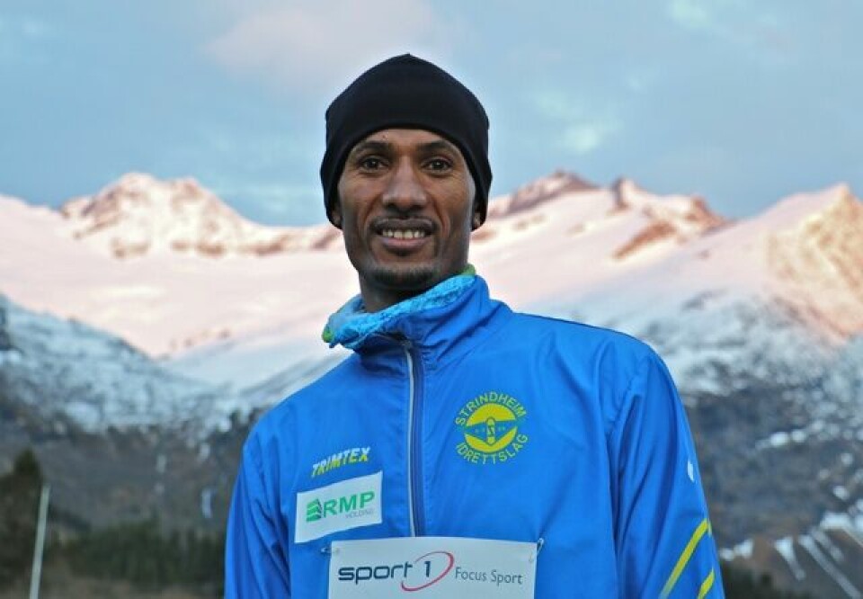Ebrahim Abdulaziz satte løyperekord på Konradløpet. Den lyder på 13:30. Foto: Martin Hauge-Nilsen Ebrahim Abdulaziz satte ny løyperekord på Konradløpet. Den lyder 13:30 Foto: Martin Hauge-Nilsen