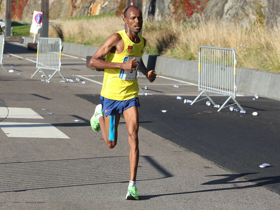 Weldu Negash Gebretsadik viste god VM-form da han vant 10 km i Oslo Maraton 10km_Weldu_Negash_7km_Aershusstranda_A20G3124.jpg