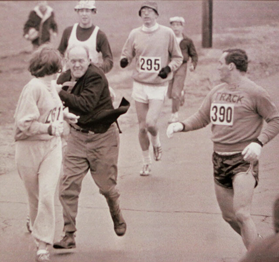 Alt er stort i 'The big apple' - også maratonløpet Boston_1967_Kathrine_Switzer_A20G4143.jpg