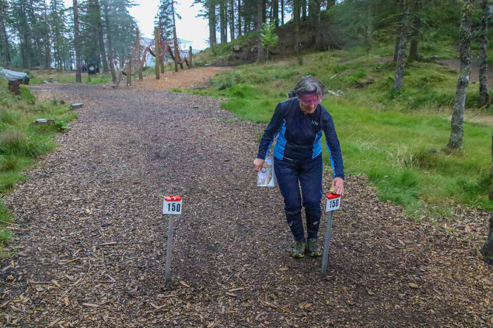 Målgang var bak lekeapparatene på Fløysletten Målgang var bak lekeapparatene på Fløysletten