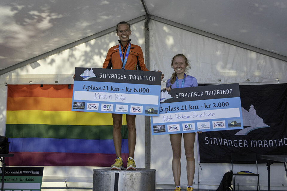 Kristin Vabø vant halvmaraton da over 1200 gjennomførte Stavanger Maraton Andersen Øyvind _OYA3781.jpg