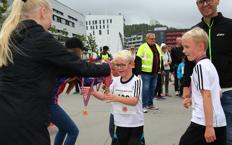 Tøff duell mellom Live Solheimdal og Heidi Pharo i Lørenskogløpet Lorenskoglopet2016-9.jpg