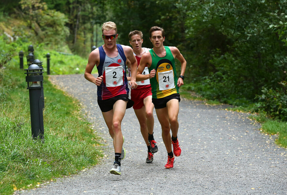 Tøff duell mellom Live Solheimdal og Heidi Pharo i Lørenskogløpet Lorenskoglopet2016-2.jpg
