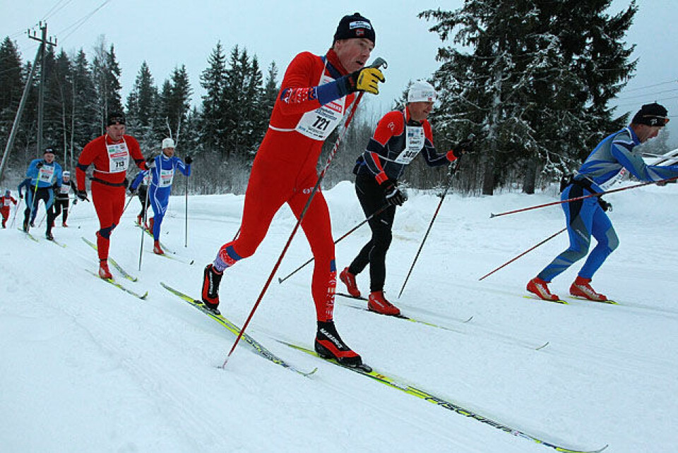 Den store Skimaraton-kavalkaden