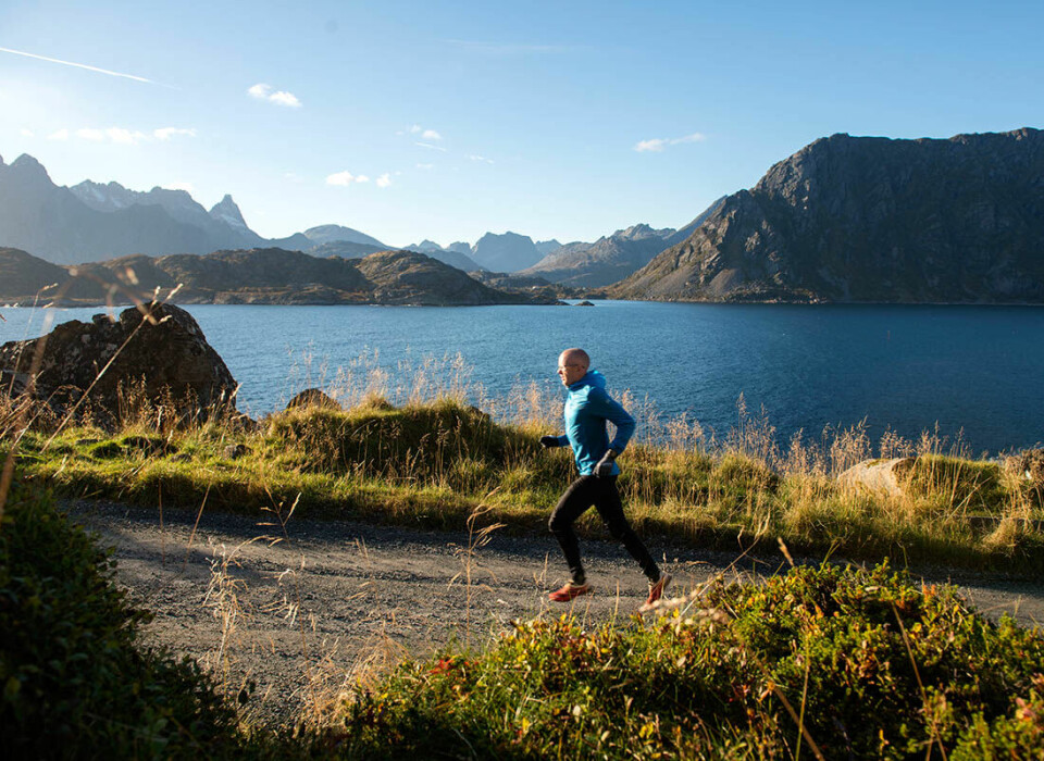 Fra prøveløpingen i oktober, Svein Vestøl i fantastiske omgivelser (foto: Kai-Otto Melau). Fra prøveløpingen i oktober, Svein Vestøl i fantastiske omgivelser (foto: Kai-Otto Melau).