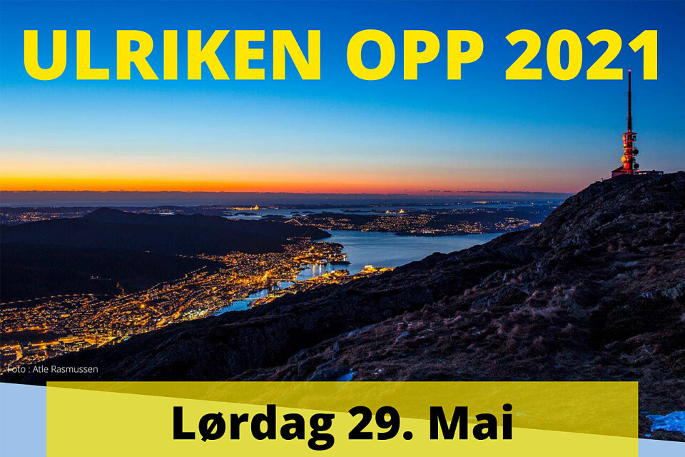 På lørdag går årets utgave av motbakkeløpet Ulriken Opp. På lørdag går årets utgave av motbakkeløpet Ulriken Opp.