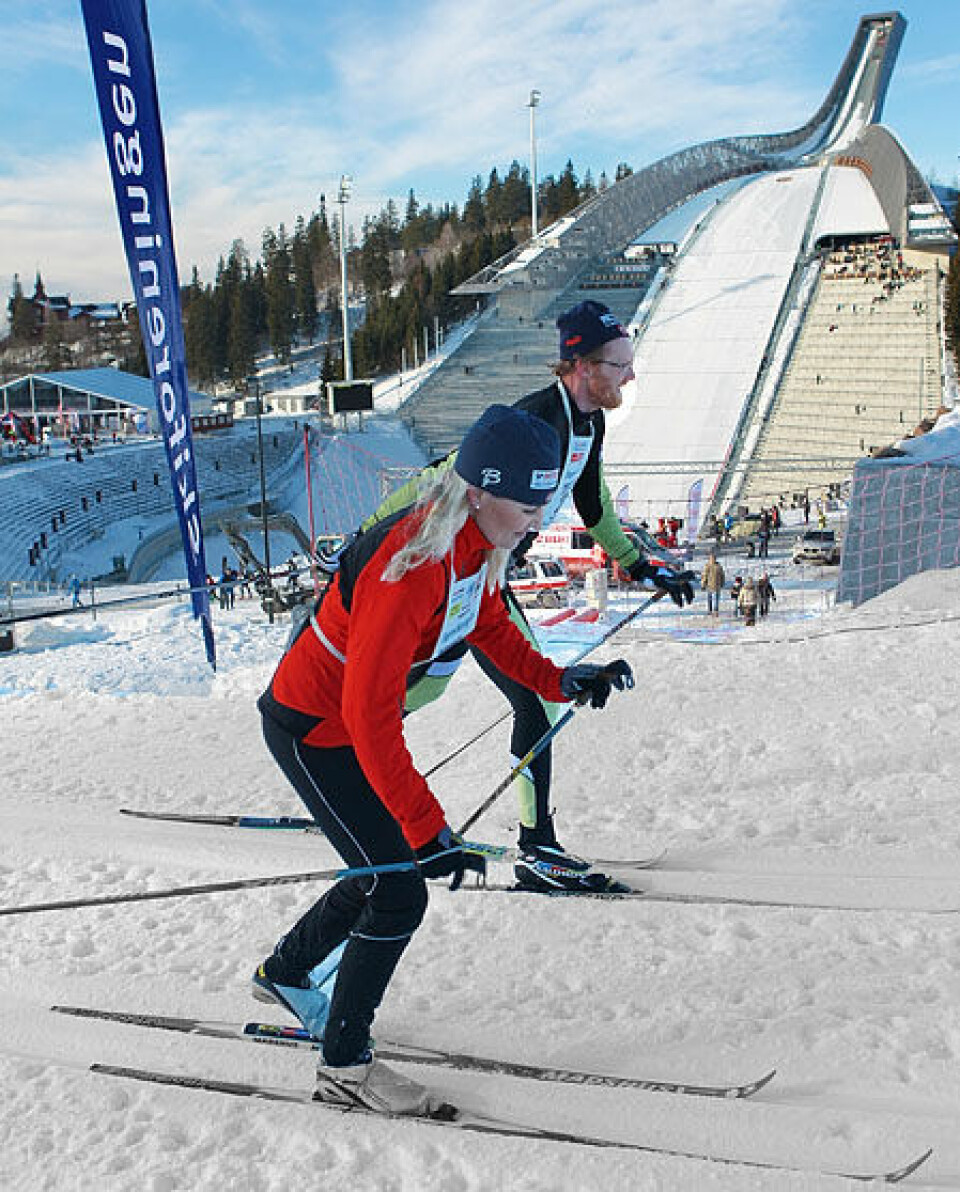 Den store Skimaraton-kavalkaden